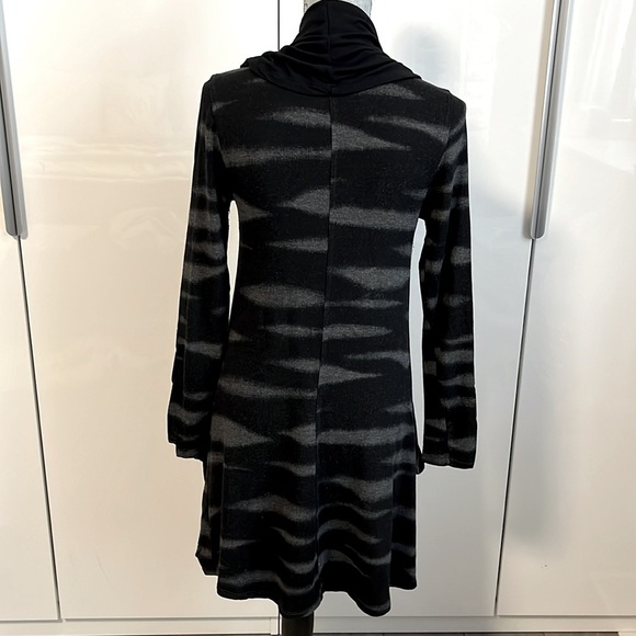 KENSIE Slouchy Long Sleeve Dress Cowl Neck Oversized Pocket, Size L - Picture 5 of 7